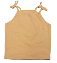 Marhuľový rebrovaný crop top George