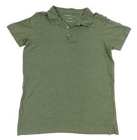 Khaki polo tričko Primark