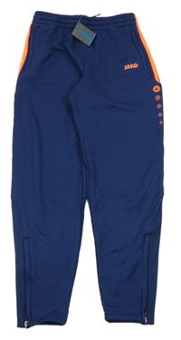 Nové - tmavomodré tepláky s logom jako