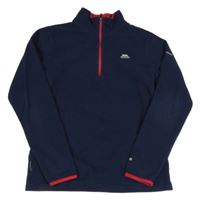 Tmavomodrá fleecová funkčná mikina s logom Trespass