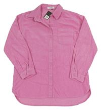 Nové - ružová menšestrová blúzka s vreckom Primark