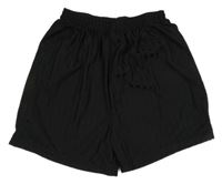 Čierne pruhované športové kraťasy Tu