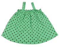 Zelená bodkovaná á tunika Zara