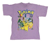 Lila tričko s Pokémony