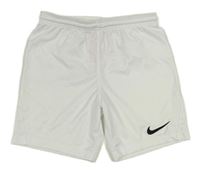 Bílé sportovní kraťasy s logem Nike