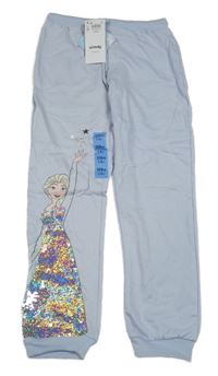 Nové - Světlemodré tepláky s Elsou Sinsay