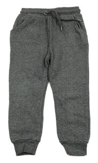 Sivé melírované tepláky Tu