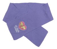 Fialová šál s myškami