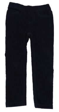 Tmavomodré elastické manšestráky Kiki&Koko