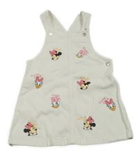 Biele rifľové na traké šaty s Minnie a Diasy Disney