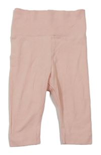 Světlerůžové legíny H&M