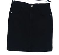 Dámska čierna rifľová sukňa zn. Denim