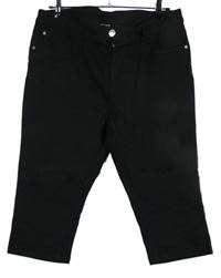 Dámské černé capri rifle 