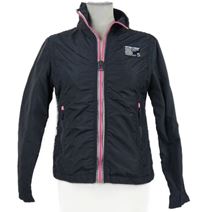 Dámska tmavomodrá šušťáková jarná bunda Superdry