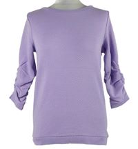 Dámska lila vzorovaná mikina Tom Tailor