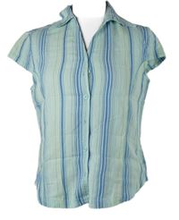 Dámská světlemodro-modrá pruhovaná haleka C&A