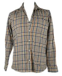 Pánská oranžovo-modro-bílá kostičkovaná košile Next 