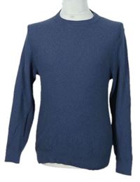 Pánsky modrošedý vzorovaný sveter George