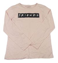 Ružové tričko s nápisem Přátelé
