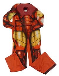 Kostým- červeno-žlutý overal-Iron Man George