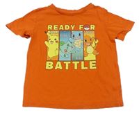 Oranžové tričko s Pokémony C&A