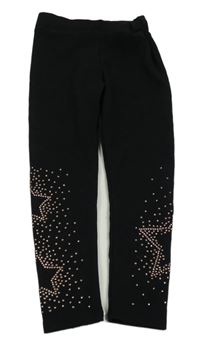 Čierne legíny s kamienkami George