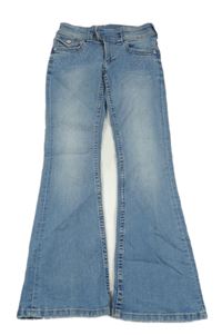 Modré flare rifle s kamínky H&M