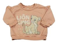 Svetloružová mikina Levíý kráľ Disney