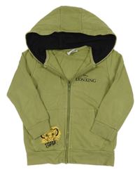 Olivová prepínaci mikina so Simbou a kapucňou Disney