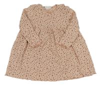 Svetloružové kvetinové šaty Firetrap