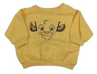 Žltá mikina so Simbou Disney