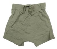 Khaki bavlnené kraťasy George