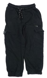 Černé cargo tepláky Next