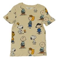 Béžové tričko se Snoopym H&M