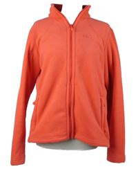 Dámská oranžová fleecová funkční propínací mikina Jack Wolfskin