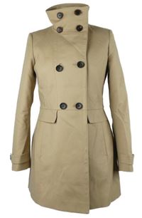 Dámský béžové kabát se stojáčkem Esprit