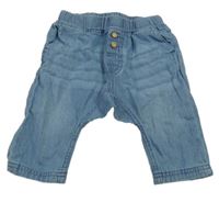 Modré baggy kalhoty riflového vzhledu Topomini