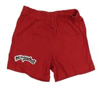 Červené pyžamové kraťasy - Kouzelná Beruška