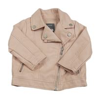 Svetloružová koženková bunda Primark