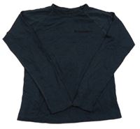 Tmavomodré melírované spodní funkční triko 