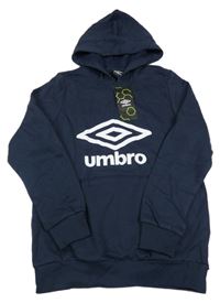 Nové - Tmavomodrá mikina s kapucí Umbro