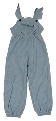 Svetlomodrý menšestrový nohavicový overal Shein