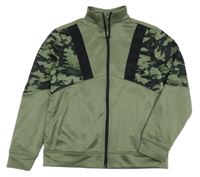 Khaki-army športová prepínaci mikina
