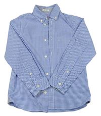 Modro-biela kockovaná košeľa H&M