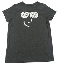 Sivé tričko s okuliarmi Primark