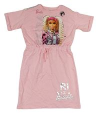 Světlerůžové teplákové šaty Barbie