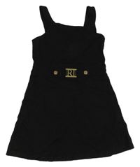 Černé teplákové šaty se sponou River Island 