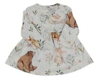Bílé šaty se zvířátky PatPat 