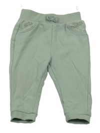 Mátové tepláky s madeirou a mašličkou C&A