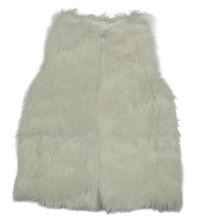 Biela kožušinová podšitá vesta Pep&Co